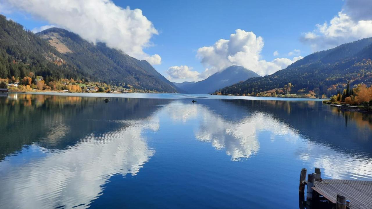 Seehotel Enzian Weissensee Bagian luar foto