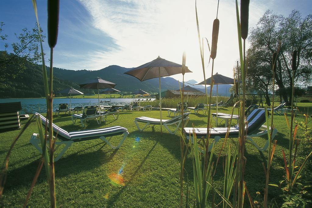 Seehotel Enzian Weissensee Bagian luar foto